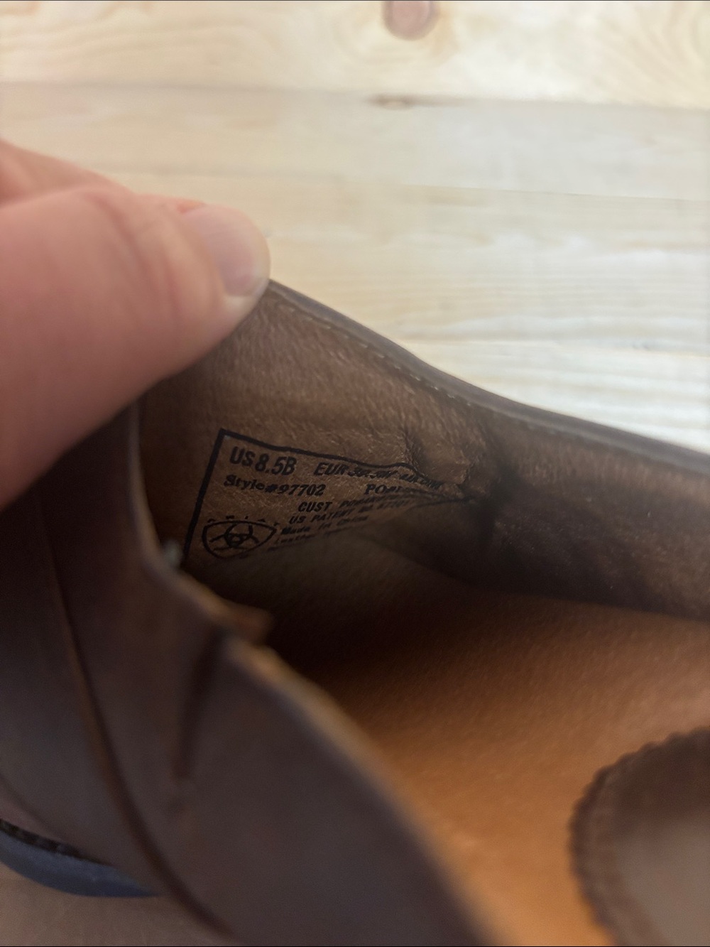 Ariat brown leather western mules size 8.5 - Picture 10 of 10